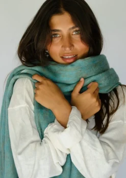 Hobo & Hatch Ponchos & Scarves|Hobo & Hatch Scarf- Marine