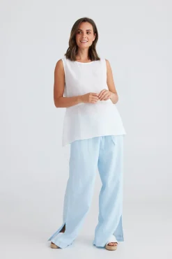 Holiday Tops|St Tropez Tank Top - White