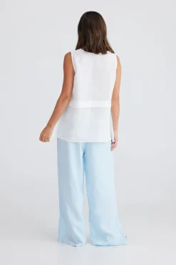 Holiday Tops|St Tropez Tank Top - White