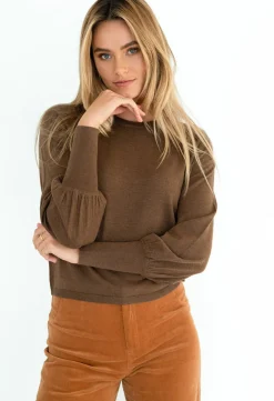 Humidity Knitwear|Chelsea Top - Chocolate
