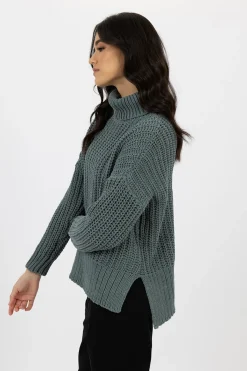 Humidity Tops|Knitwear|Jordie Jumper - Petrol