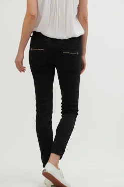 Italian Star Jeans|Pants|Button Jean - Black
