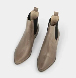 ivylee Boots|Stella Boot - Smoke Grey/Beige