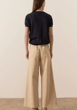 Pol Tops|Knitwear|Nucleus Pocket Tee- Ink