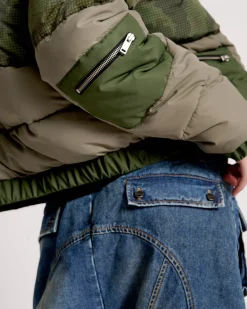 One Teaspoon Jackets & Coats|Dirtee Love Camo Puffa Jacket - Khaki