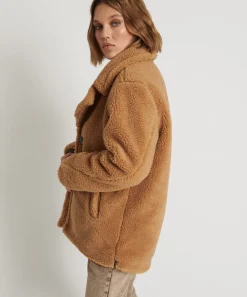 One Teaspoon Jackets & Coats|Tan Teddy Coat