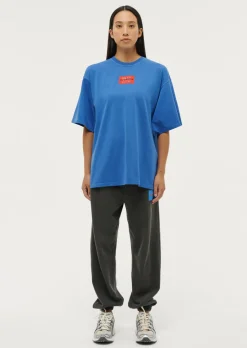 P.E Nation Tops|Trifecta Tee - Electric Blue