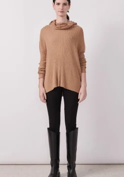 Pol Knitwear|Jumpers|Cirelle Ribbed Rollneck- Fox