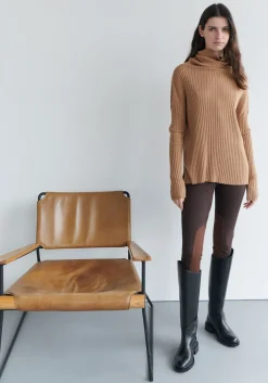 Pol Knitwear|Jumpers|Cirelle Ribbed Rollneck- Fox