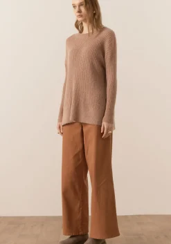 Pol Knitwear|Fitch Ribbed Knit - Blush