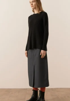 Pol Knitwear|Jumpers|Fitch Ribbed Knit - Black
