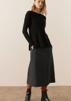 Pol Knitwear|Jumpers|Fitch Ribbed Knit - Black