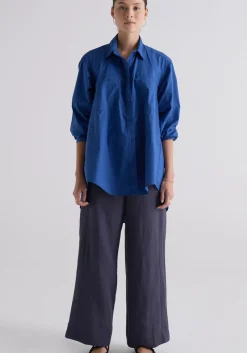 Pol Tops|Louie Pocket Shirt - Marine