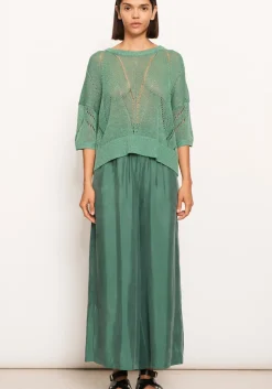 Pol Tops|Knitwear|Pier Knit Tee- Green