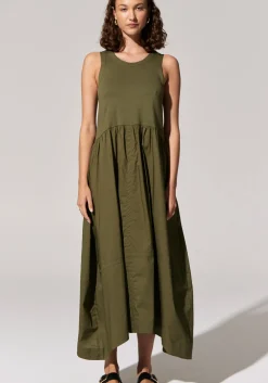 Pol Dresses|Toya Tank Dress - Khaki