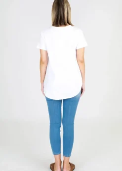 3rd Story Toggle Menu|Tops|Elwood Tee - White