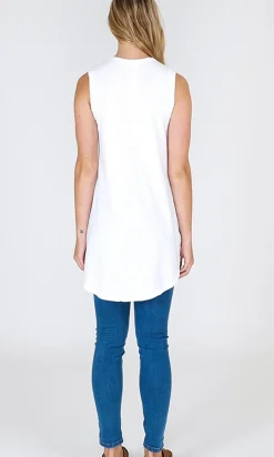 3rd Story Tops|Madison Tank - White