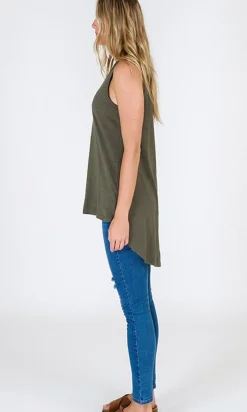 3rd Story Tops|Madison Tank Khaki