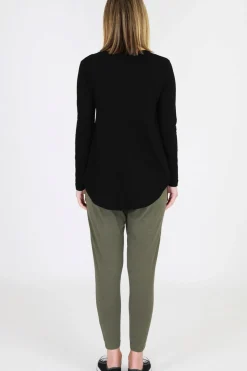 3rd Story Toggle Menu|Tops|Scarlett Long Sleeve Tee - Black