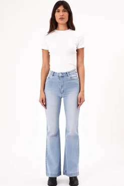 Rolla's Jeans|Rolla's Eastcoast Flare -  Sky Blue