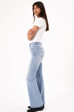Rolla's Jeans|Rolla's Eastcoast Flare -  Sky Blue