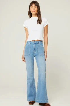 Rolla's Pants|Jeans|Rolla's Eastcoast Flare Carly- Vintage Blue