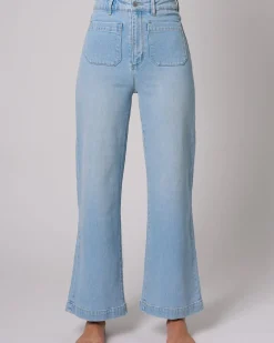 Rolla's Pants|Jeans|Rolla's Sailor Long Jean Sophie- Light Blue