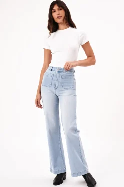 Rolla's Pants|Jeans|Rolla's Sailor Long Jean Sophie- Light Blue