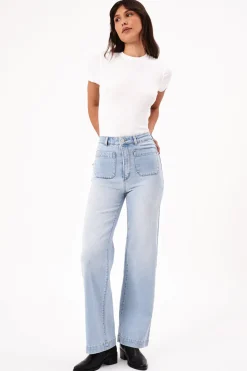 Rolla's Pants|Jeans|Rolla's Sailor Long Jean Sophie- Light Blue