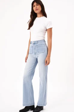 Rolla's Pants|Jeans|Rolla's Sailor Long Jean Sophie- Light Blue