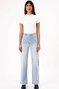 Rolla's Pants|Jeans|Rolla's Sailor Long Jean Sophie- Light Blue