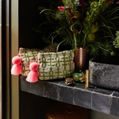 Sage & Clare Accessories|Sage & Clare Amata Terry Pouch - Palm Small