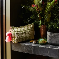 Sage & Clare Accessories|Sage & Clare Amata Terry Pouch - Palm Small