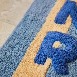 Sage & Clare Bath Mats|Sage & Clare Ira Nudie Rudie Bath Mat - Blue Jean