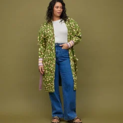 Sage & Clare Knitwear|Sage & Clare Jacquard Robe - Hermosa