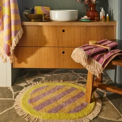Sage & Clare Accessories|Bath Mats|Sage & Clare Jarita Bath Mat - Mauve
