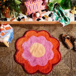Sage & Clare Bath Mats|Sage & Clare Kiska Bath Mat - Dahlia