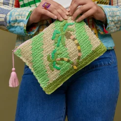 Sage & Clare Accessories|Sage & Clare San Carlos Raffia Clutch