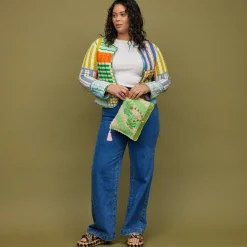 Sage & Clare Accessories|Sage & Clare San Carlos Raffia Clutch