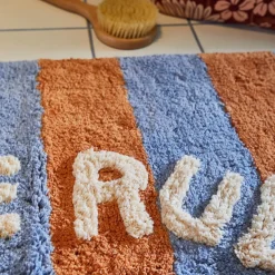 Sage & Clare Bath Mats|Sage & Clare Zelia Nudie Rudie Mat - Blue Jay