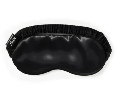 Slip Bedding|Pure Silk Sleep Mask - Black