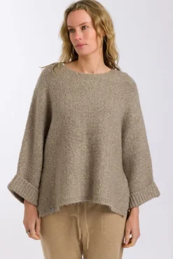 Talamaya Knitwear|Embrace Pullover - Vintage Khaki