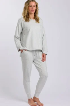 Talamaya Tops|Knitwear|Heavenly Fleece Windcheater - Silver Marle