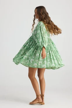 Talisman Dresses|Wisteria Mini Dress - Apple Blossom
