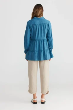 The Shanty Tops|Mia Top - Blue Steel