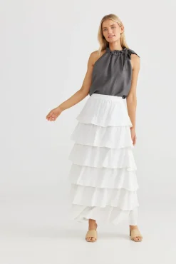 The Shanty Tops|Neapolitan Skirt - White