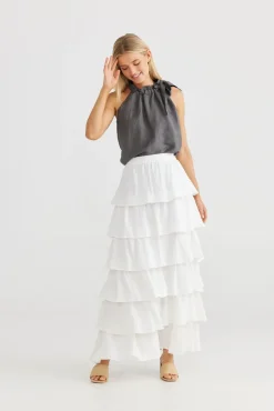 The Shanty Tops|Neapolitan Skirt - White