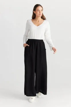 The Shanty Pants|Positano Pants - Black
