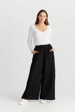 The Shanty Pants|Positano Pants - Black