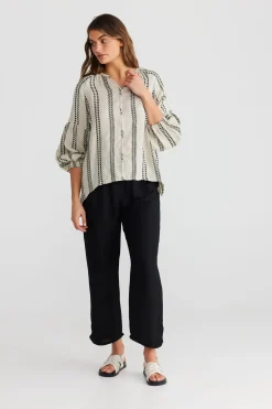 The Shanty Tops|Salerno Top - Valentina Stripe